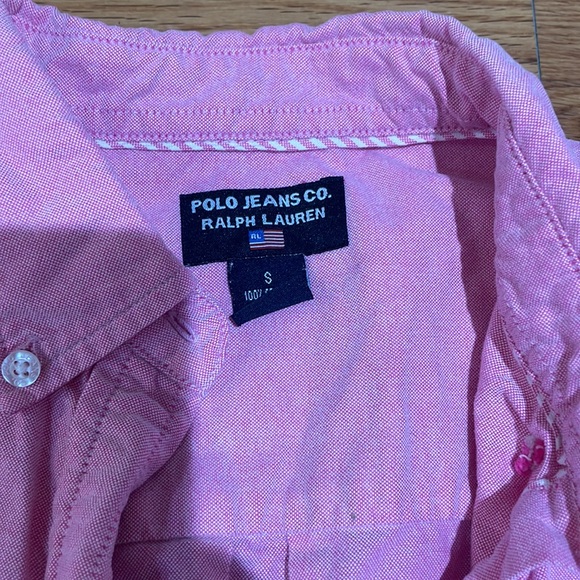 Pink Button Down - Picture 3 of 4